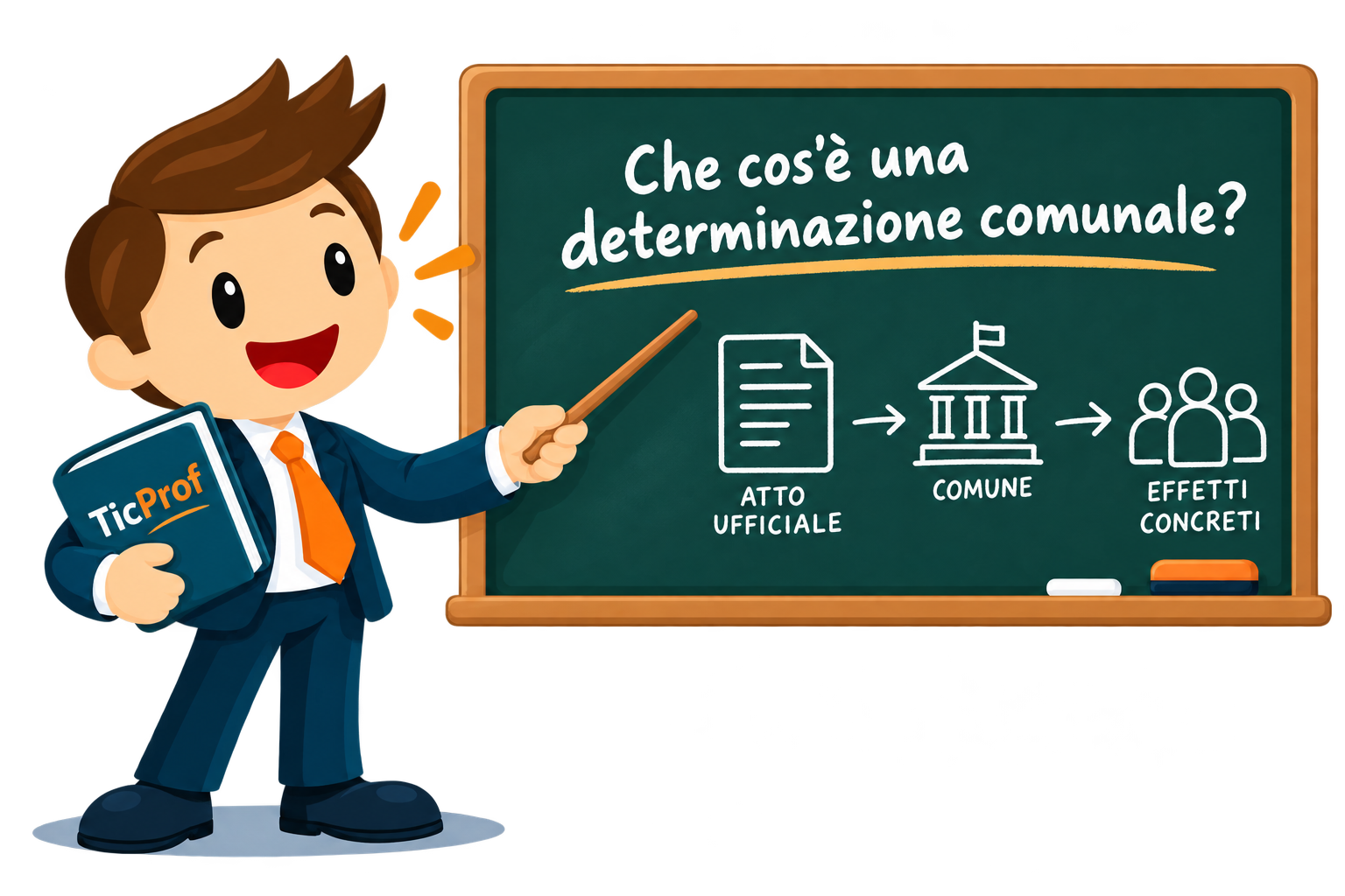 TicProf spiega alla lavagna